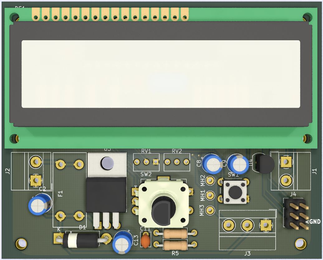 PCB front view