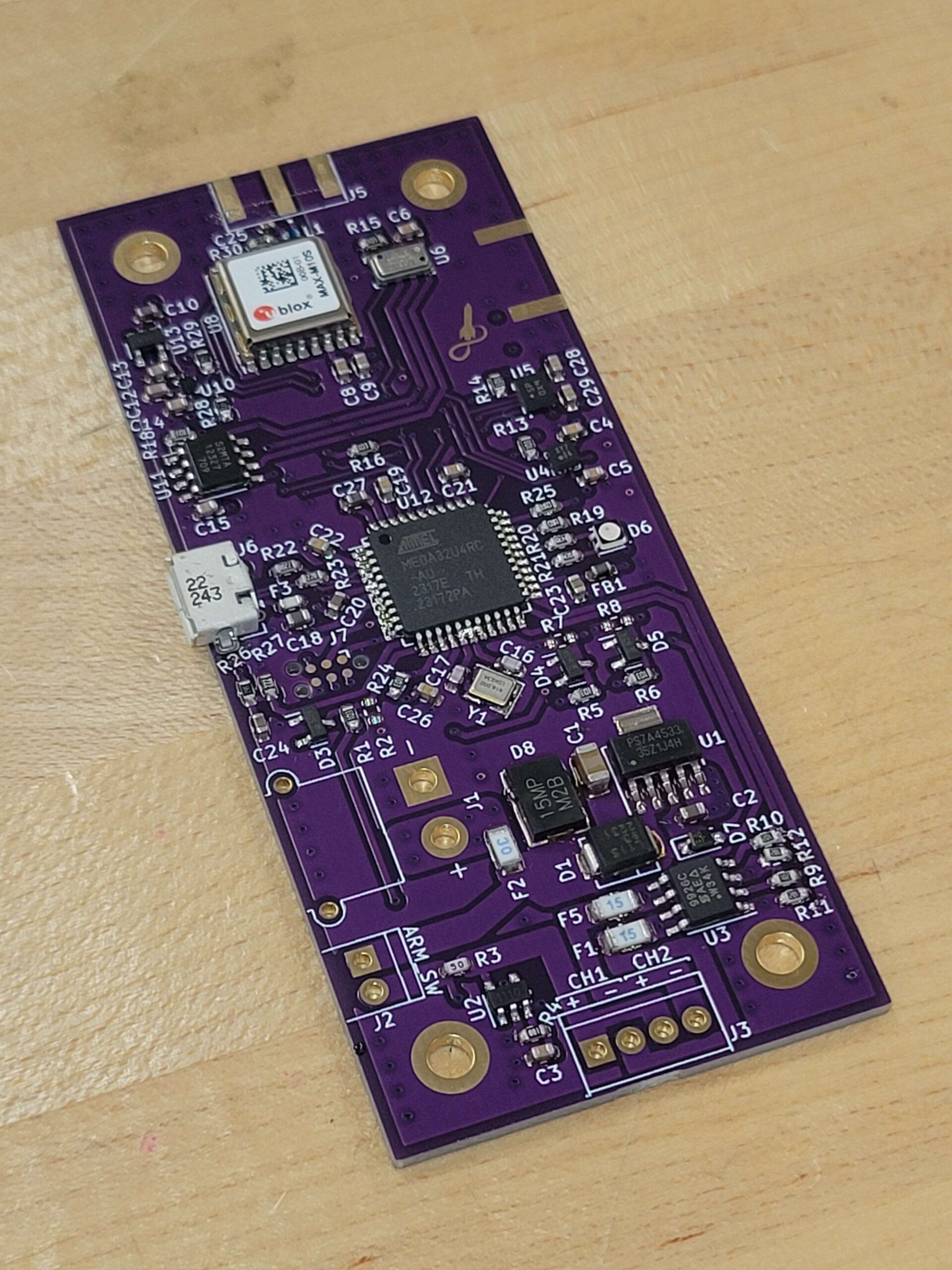 Assembled PCB